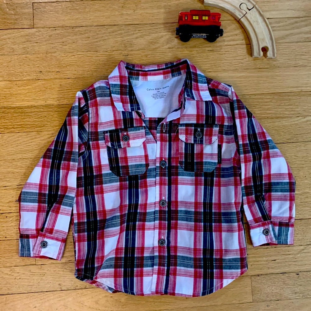 18 month plaid shirt